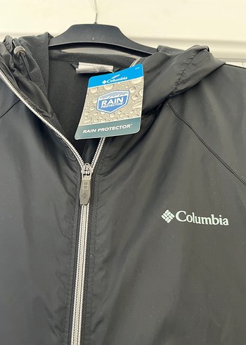 Columbia bayan Kapüşonlu Rüzgarlık,içi polar yağmurluk mont XL - Görsel 5