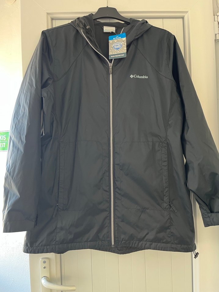 Columbia bayan Kapüşonlu Rüzgarlık,içi polar yağmurluk mont XL - Görsel 4