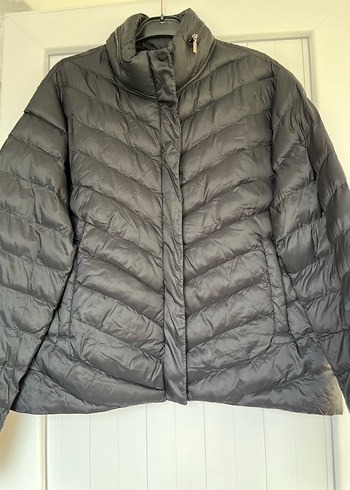 Siyah  Kadın Fermuarlı  Mont XL - Görsel 6