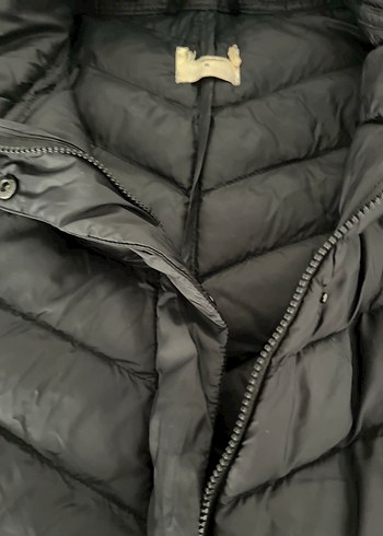 Siyah  Kadın Fermuarlı  Mont XL - Görsel 5