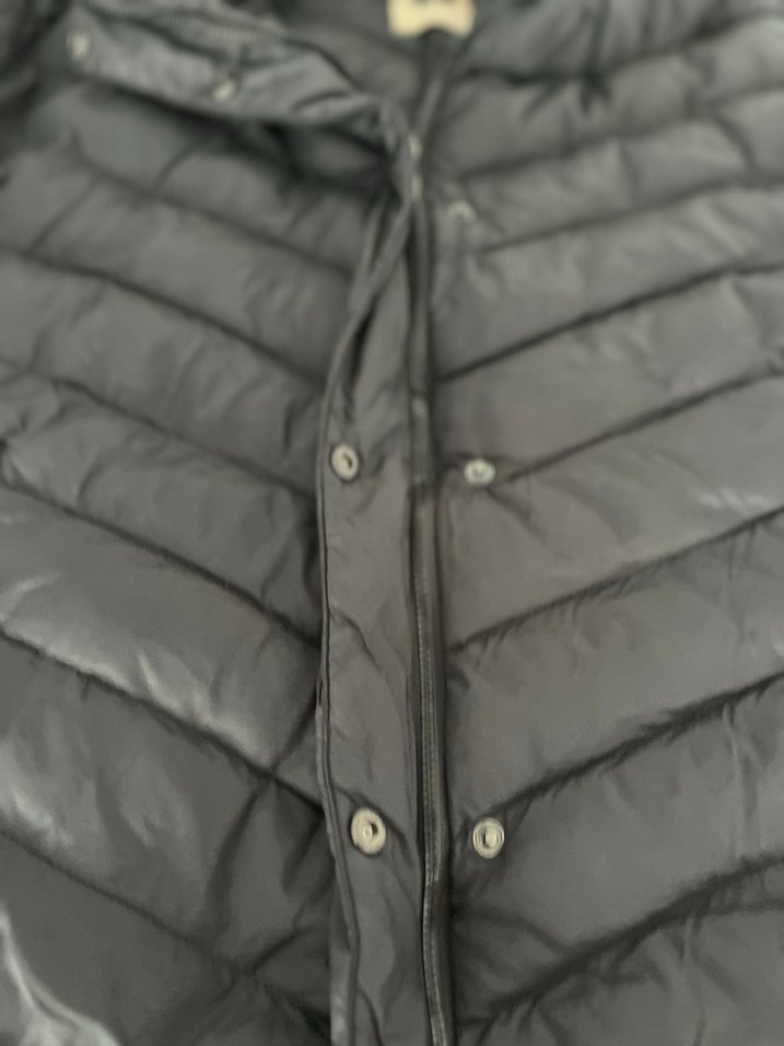 Siyah  Kadın Fermuarlı  Mont XL - Görsel 4