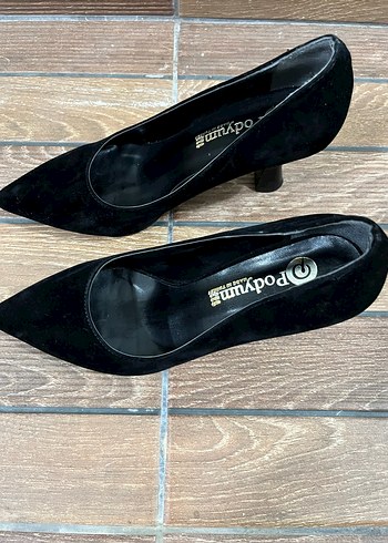 Klasik Siyah Stiletto Topuklu Kadın Ayakkabı 40 No - Görsel 2