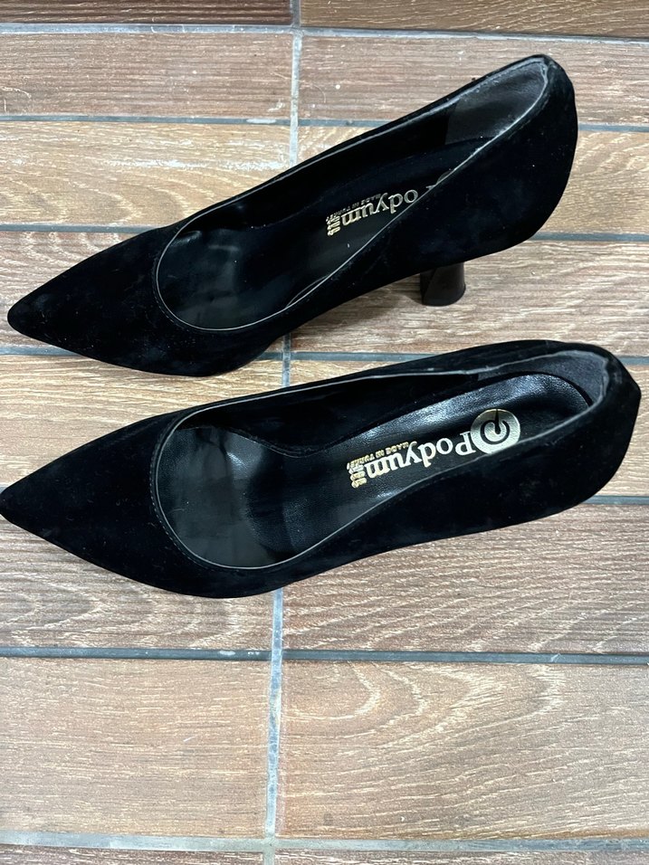 Klasik Siyah Stiletto Topuklu Kadın Ayakkabı 40 No - Görsel 2