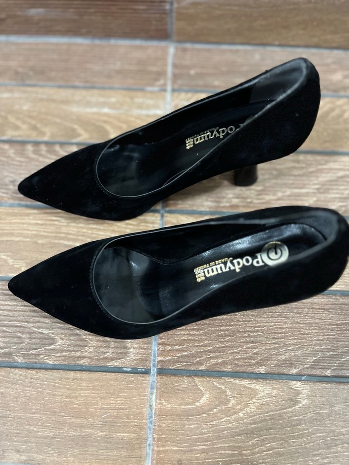 Klasik Siyah Stiletto Topuklu Kadın Ayakkabı 40 No - Görsel 3