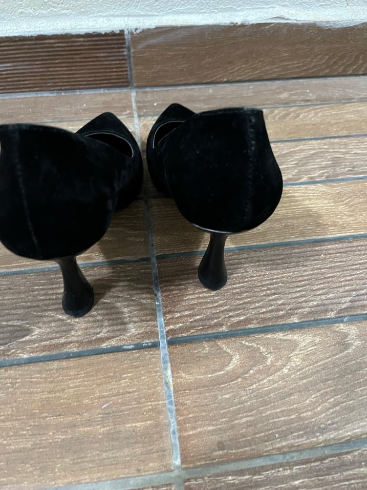 Klasik Siyah Stiletto Topuklu Kadın Ayakkabı 40 No - Görsel 5