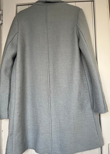 Açık mavi  Uzun Kaban S bdn Stradivarus - Görsel 8