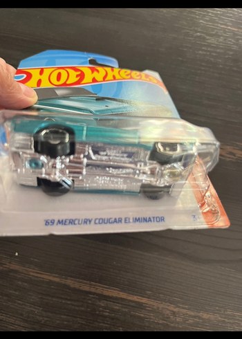 Beden Renk Turkuaz Hot Wheels '69 Mercury Cougar Oyuncak Araba, yurtdışı
