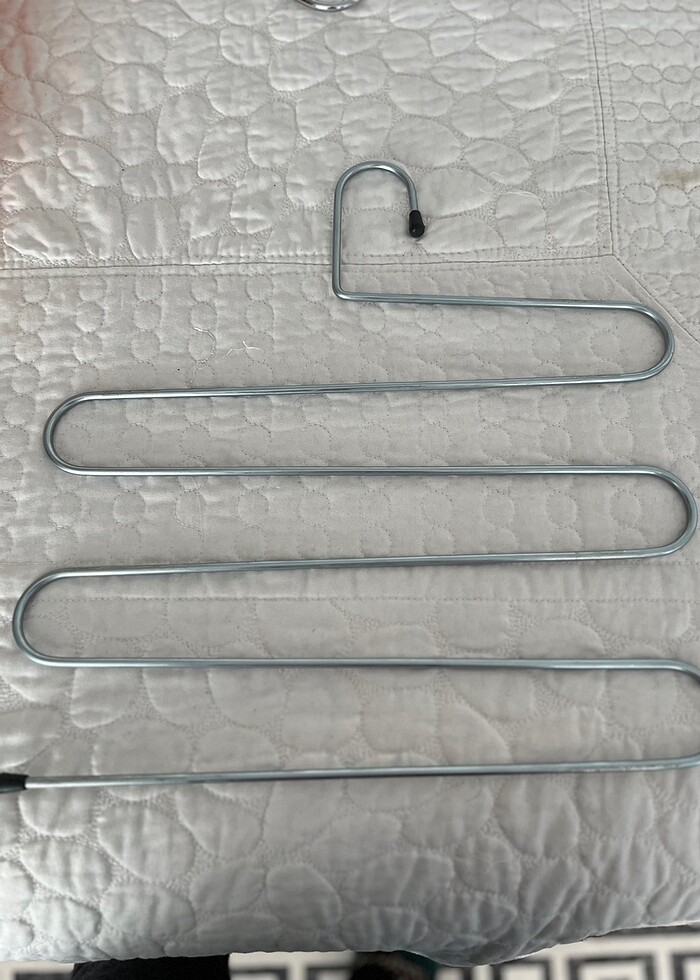 Pantolon askısı, metal - Görsel 2