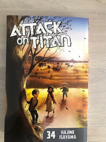 Attack on Titan 34. Cilt İngilizce final mangası