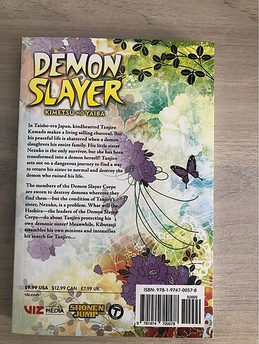  Demon slayer 6. Cilt İngilizce Manga