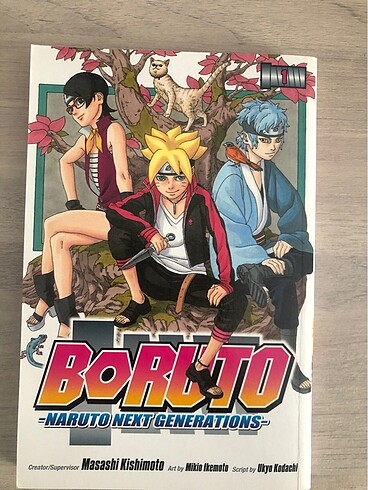 Boruto 1. Cilt İngilizce manga