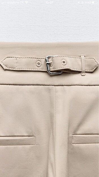 xs Beden kahverengi Renk zara pantolon