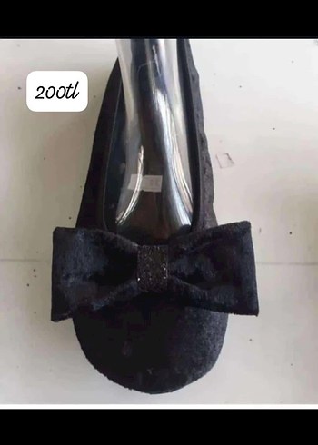 Siyah Yılan Desenli Kürklü Topuklu Kadın Babet - Görsel 4