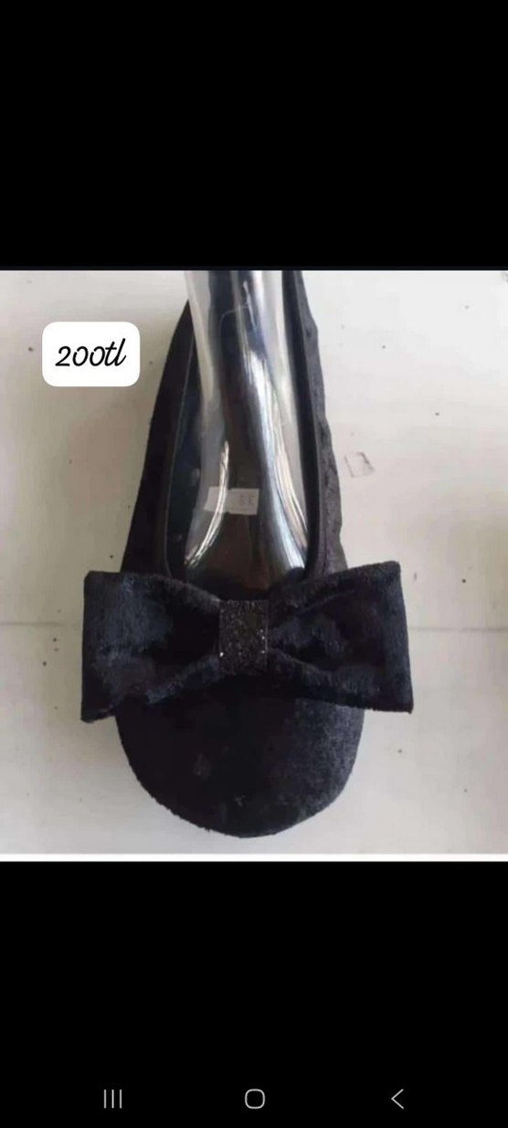 Siyah Yılan Desenli Kürklü Topuklu Kadın Babet - Görsel 4