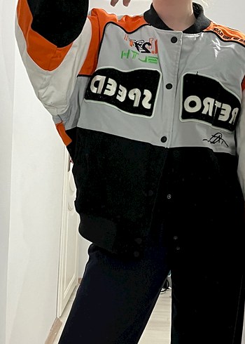 Oversize bomber ceket