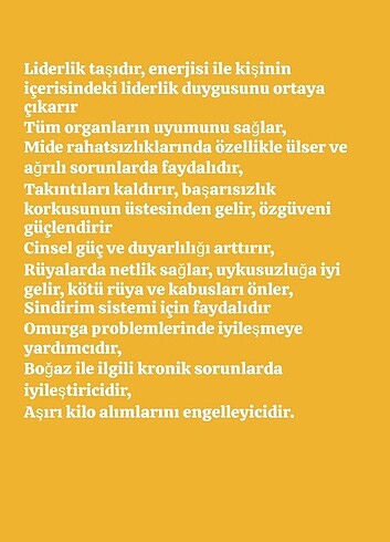 Beden Doğal Güneş taşı bileklik
