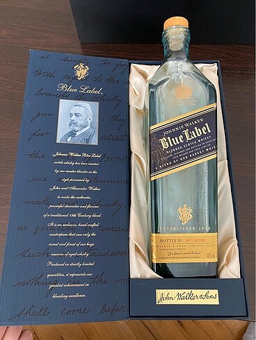 Blue Label boş şişe