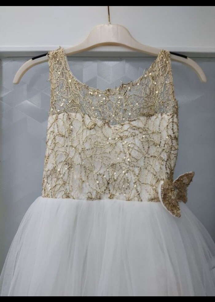 Kız çocuk kostüm abiye gelinlik modelleri  - Görsel 3