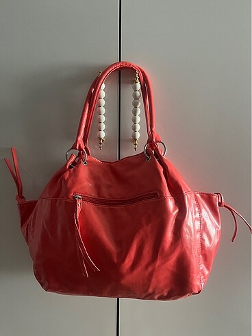 Avon Mercan rengi kol çantası