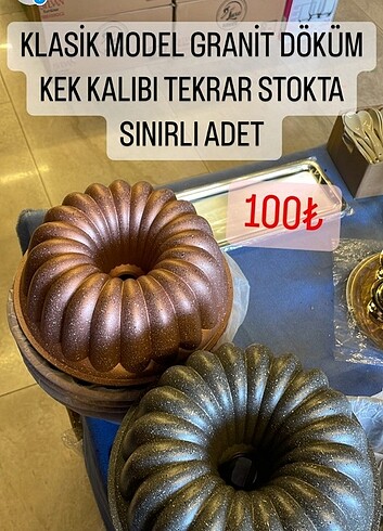 Klasik model döküm kek kalıbı 