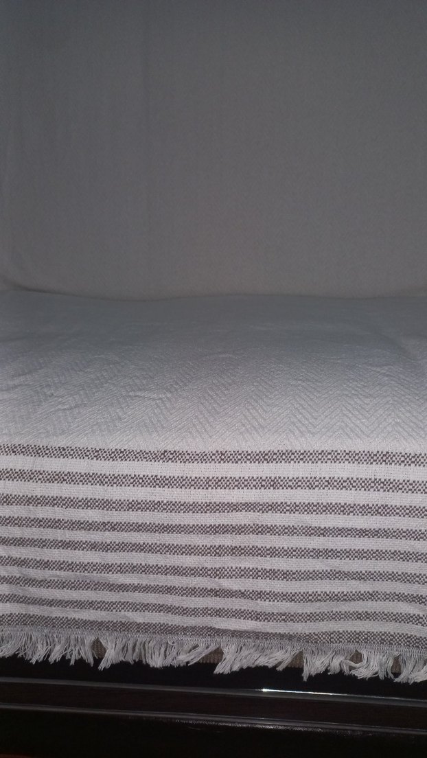 krem rengi koltuk örtüsü - Görsel 2