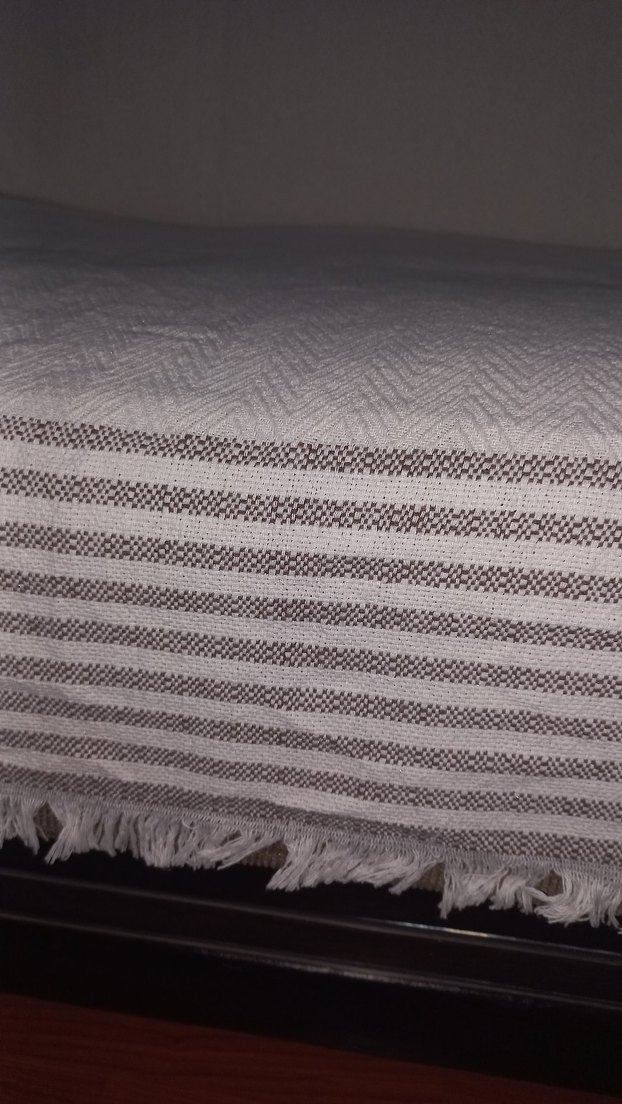 krem rengi koltuk örtüsü - Görsel 4