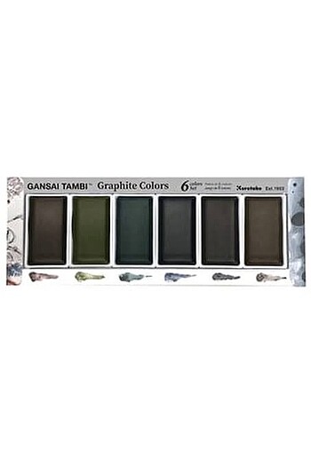 Zig Gansai Graphite Sulu Boya Seti