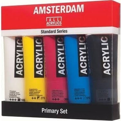 Amsterdam Akrilik Boya Seti Primary Set 5x120 Ml