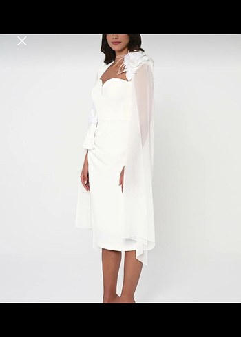 ALFA BETA BeYAZ ELBİSE - Görsel 2