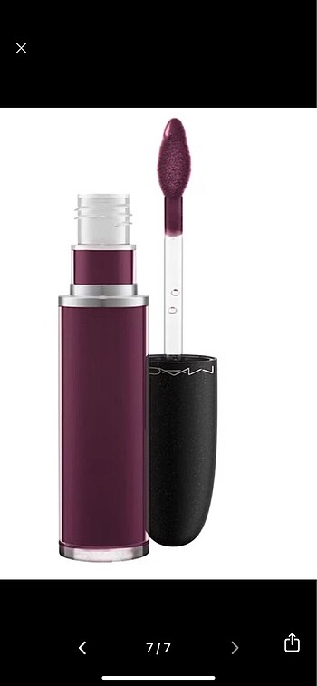 Beden mor Renk MAC LUSTERGLASS RUJ SETİ