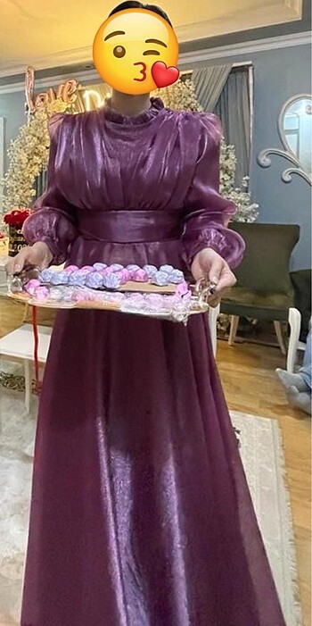 Sadece 1 kez giyildi abiye nişanlık