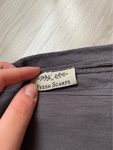 Fresh Scarfs antrasit pamuk şal ( ice cream serisi)