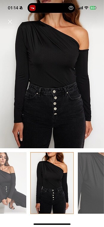 Trendyol & Milla siyah body