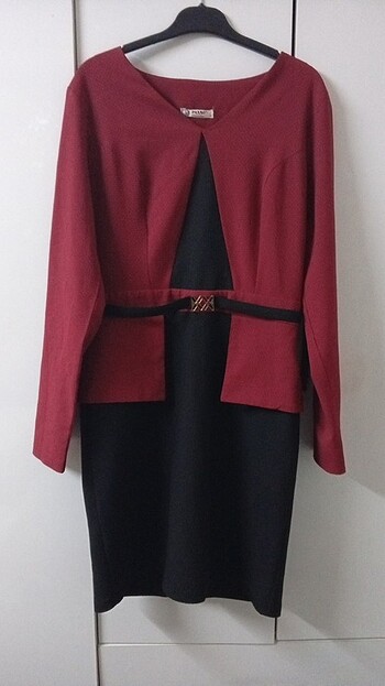 40 Beden bordo Renk Elbise tarzı tunik