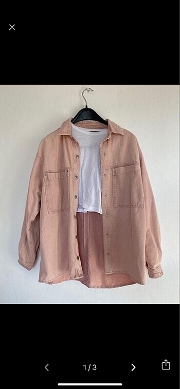 Zara Cross jeans pembe kot ceket