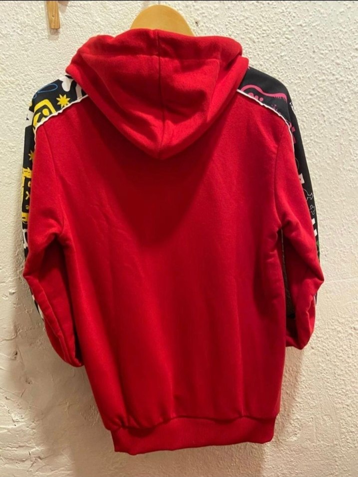 Kapüşonlu Fermuarlı Sweatshirt. — görsel 3/4