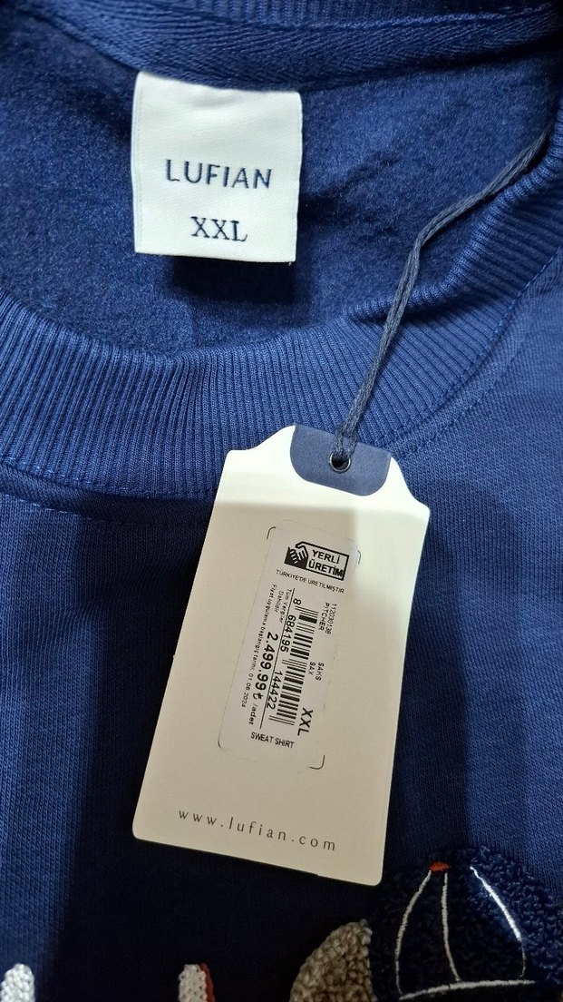 Lufian Lacivert Sweatshirt — görsel 2/3