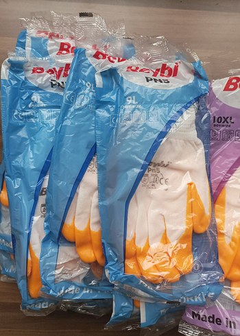 40 çift PN5 sarı beybi eldiven