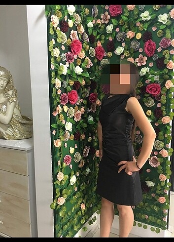 s Beden siyah Renk Kısa elbise