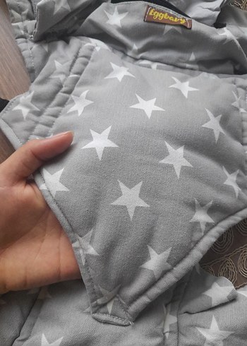 Gri Yıldızlı Bebek Kanguru - Görsel 5