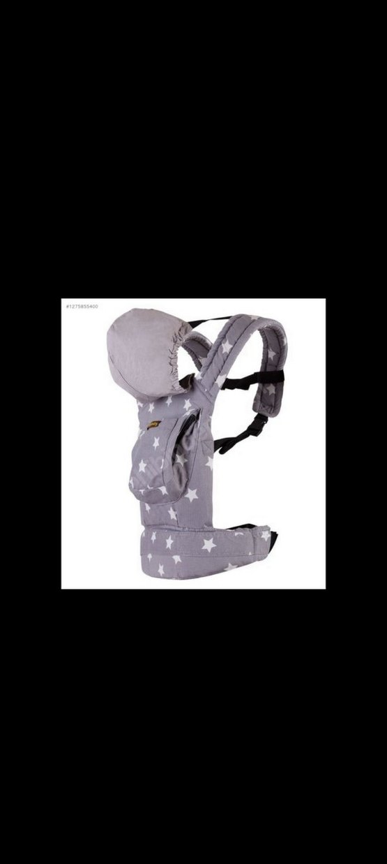 Gri Yıldızlı Bebek Kanguru - Görsel 3