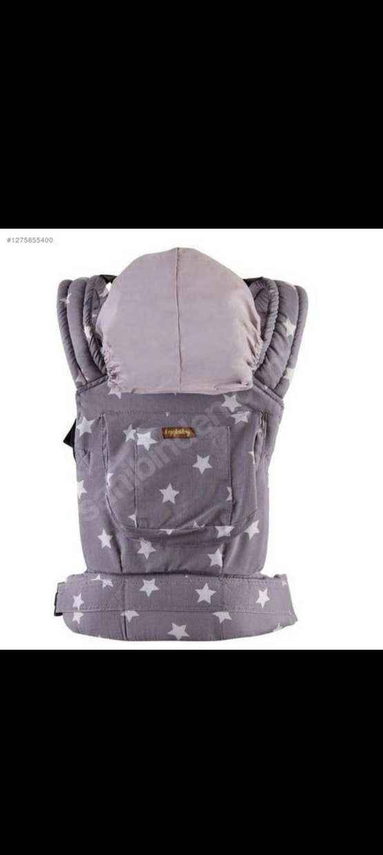 Gri Yıldızlı Bebek Kanguru - Görsel 2