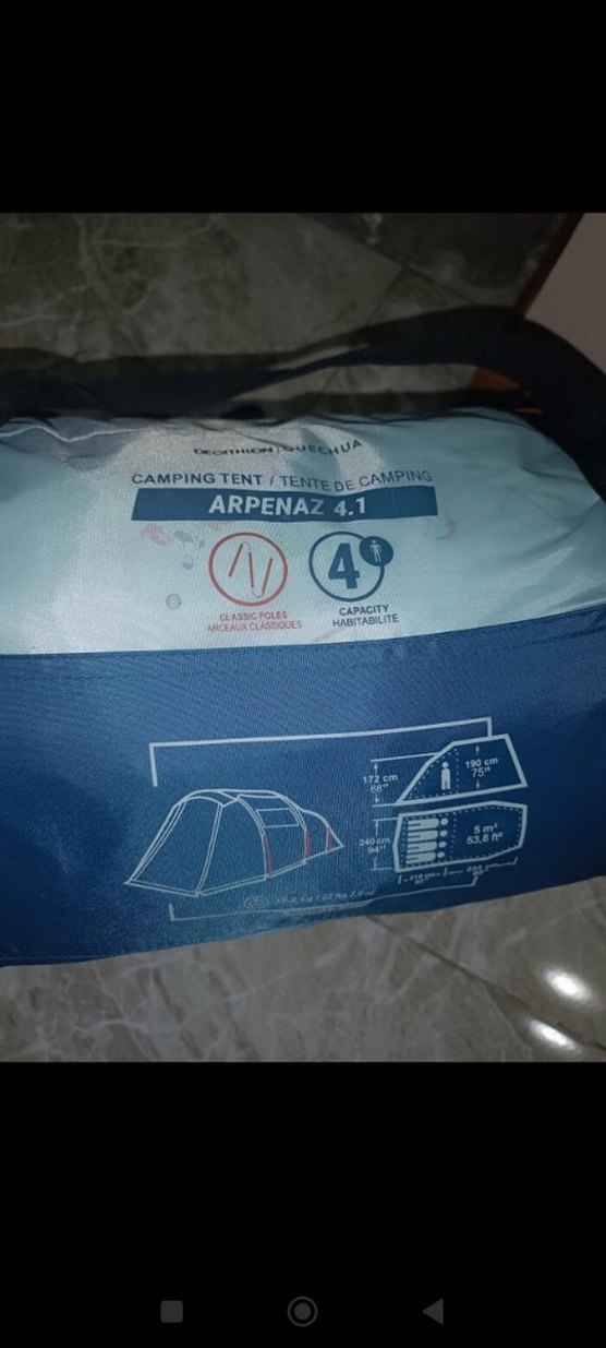 Decathlon fresh black çadır - Görsel 3