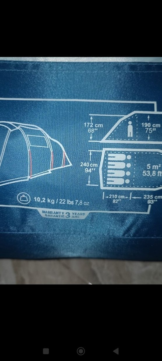 Decathlon fresh black çadır - Görsel 5