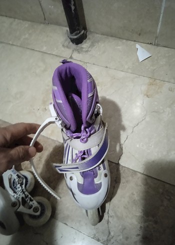 kız Mor Bağcıklı Spor Paten - Görsel 4