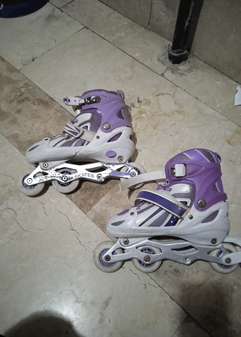 kız Mor Bağcıklı Spor Paten - Görsel 2