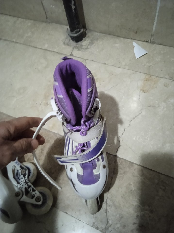 kız Mor Bağcıklı Spor Paten - Görsel 4