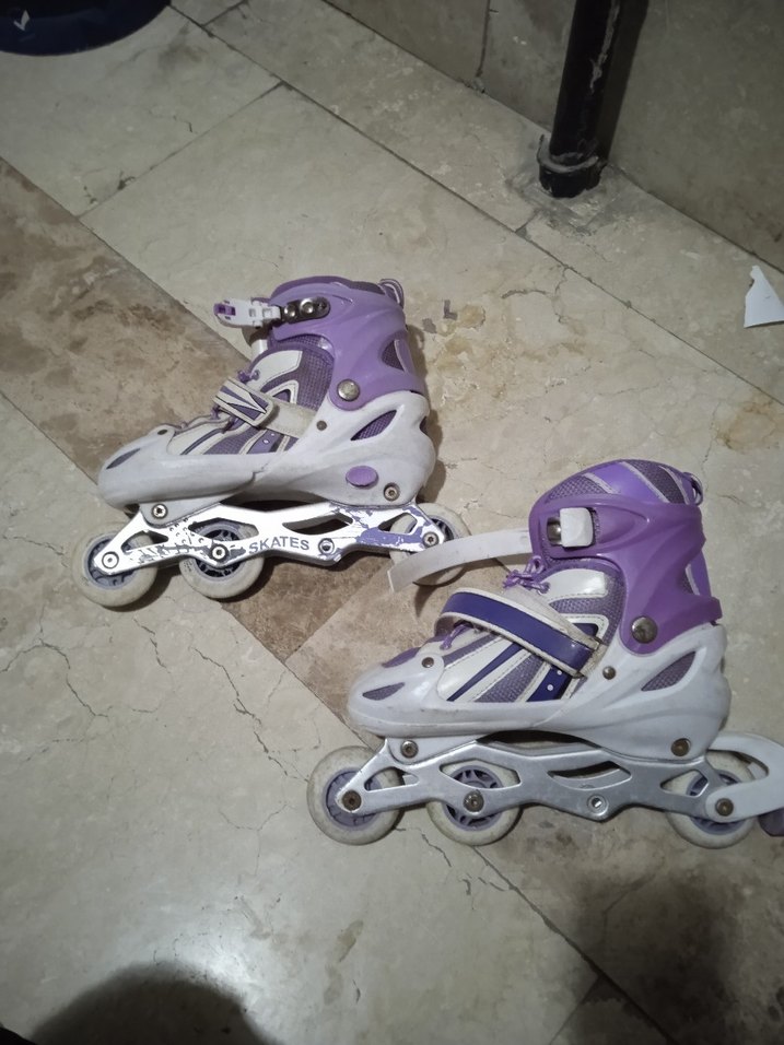 kız Mor Bağcıklı Spor Paten - Görsel 2