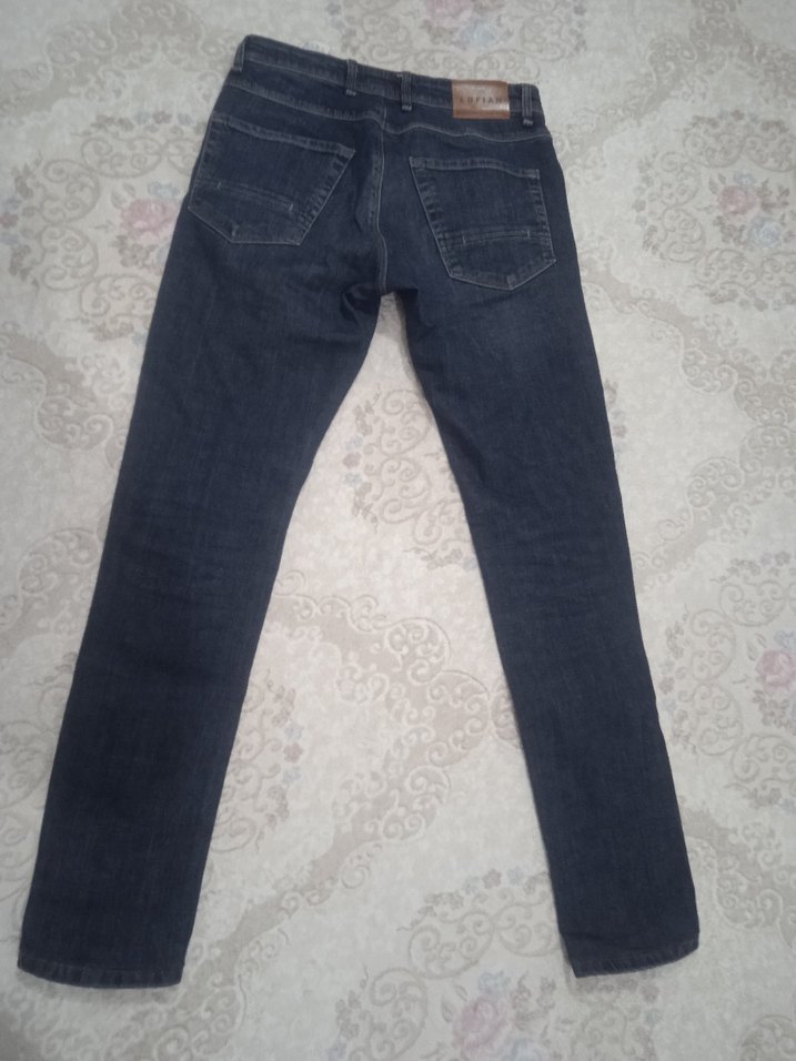 Erkek Lacivert Regular Fit Kot Pantolon - Görsel 3