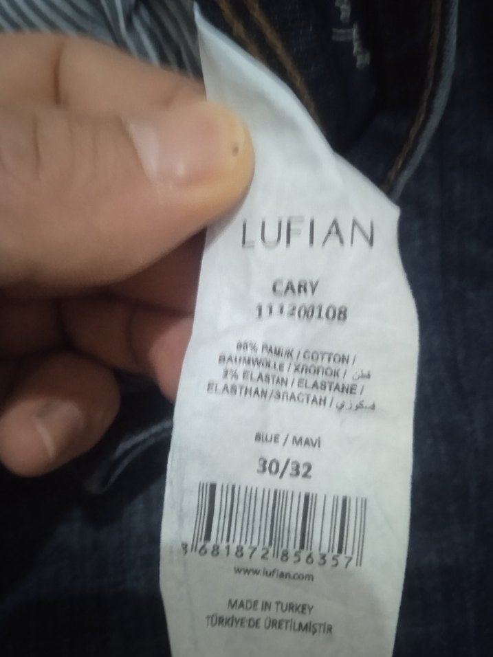 Erkek Lacivert Regular Fit Kot Pantolon - Görsel 4